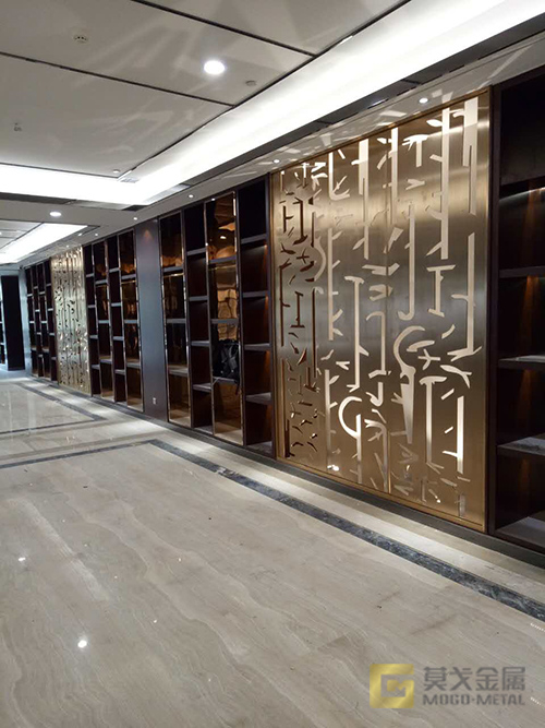鏤空不銹鋼屏風